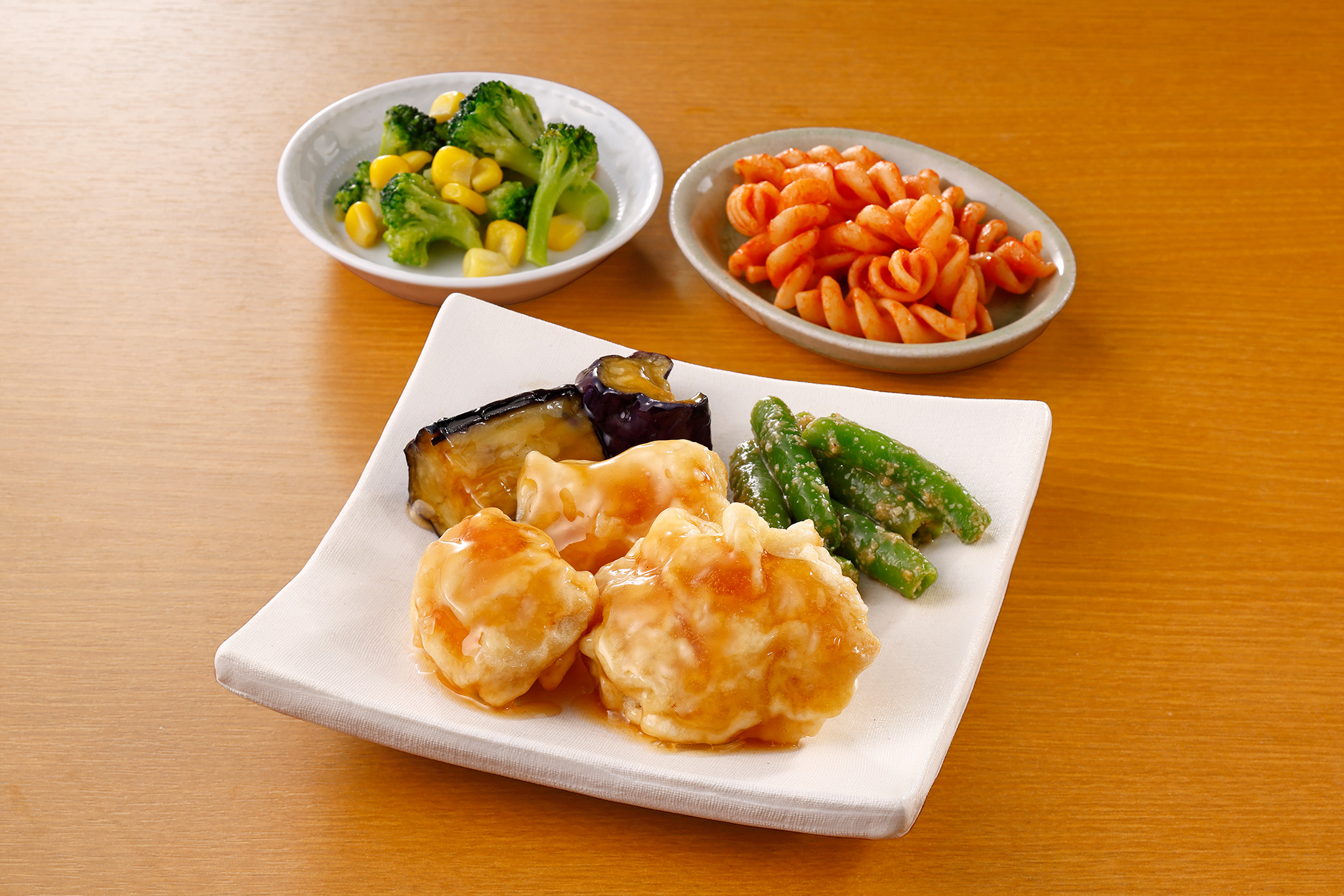 鶏の天ぷら和風あん