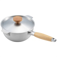 両口ステンレス雪平鍋18cm