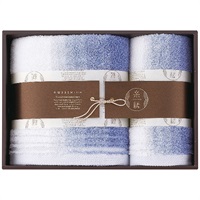 バス・フェイスタオルセット ブルー