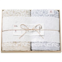 バスタオル2枚セット ブルー