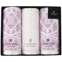 フェイスタオル3枚セット パープル