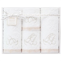 フェイス・ウォッシュタオルセット ホワイト