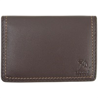 2面パスケース ダークブラウン